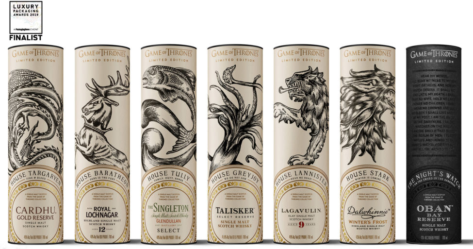 Game of Thrones whisky collection